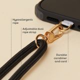  Rope Phone Strap with Card - Pink 