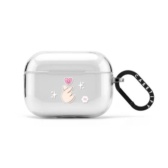  Airpods Case Finger Heart Emoji 