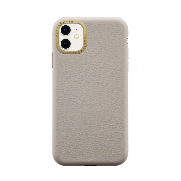  Leather Case Stone Grey | Ốp Lưng Da PU Cao Cấp Màu Đá Xám 