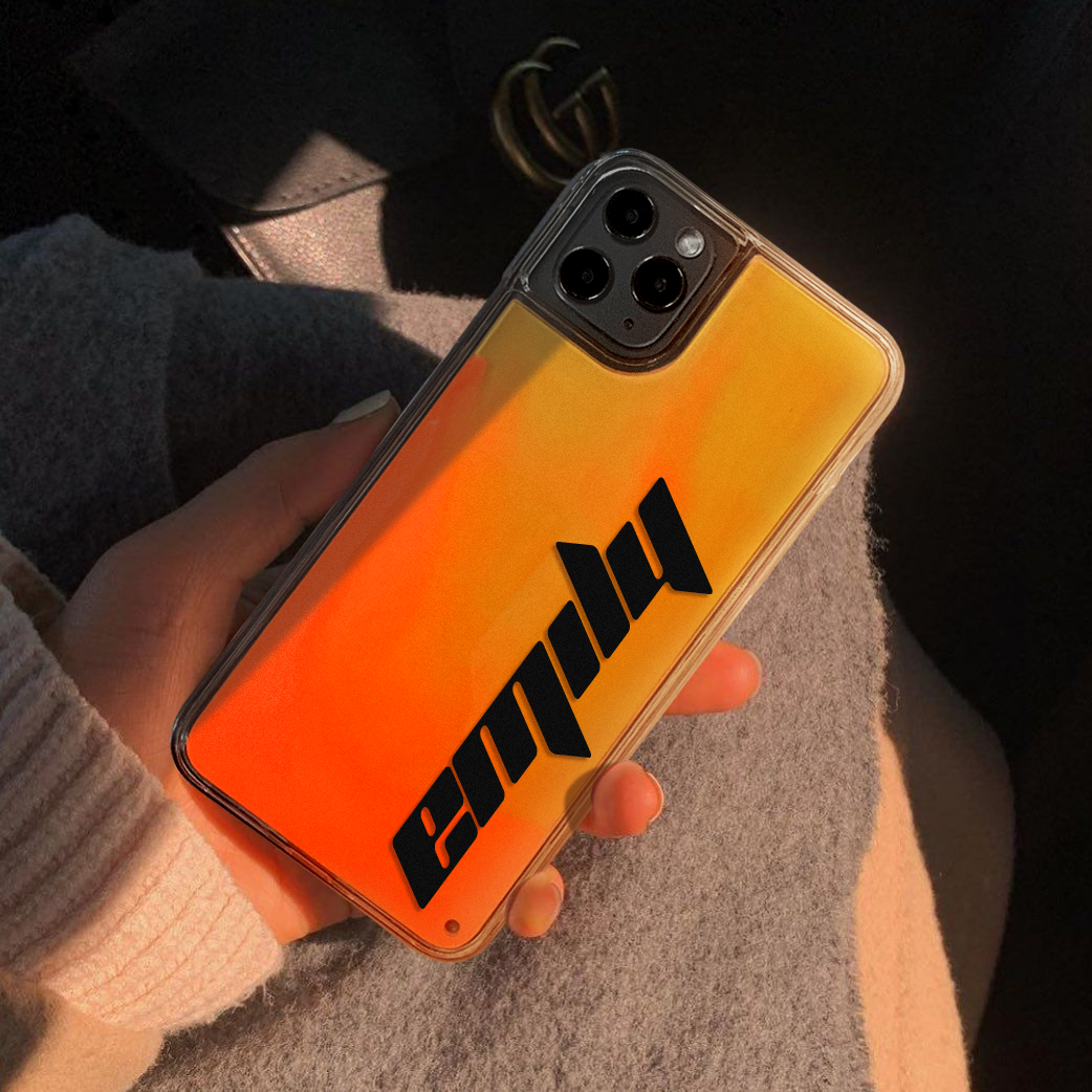  Ốp lưng Neon Khói Cam 