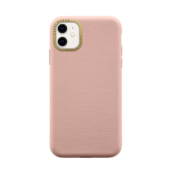  Leather Case Light Pink | Ốp Lưng Da PU Cao Cấp Màu Hồng Nhạt 