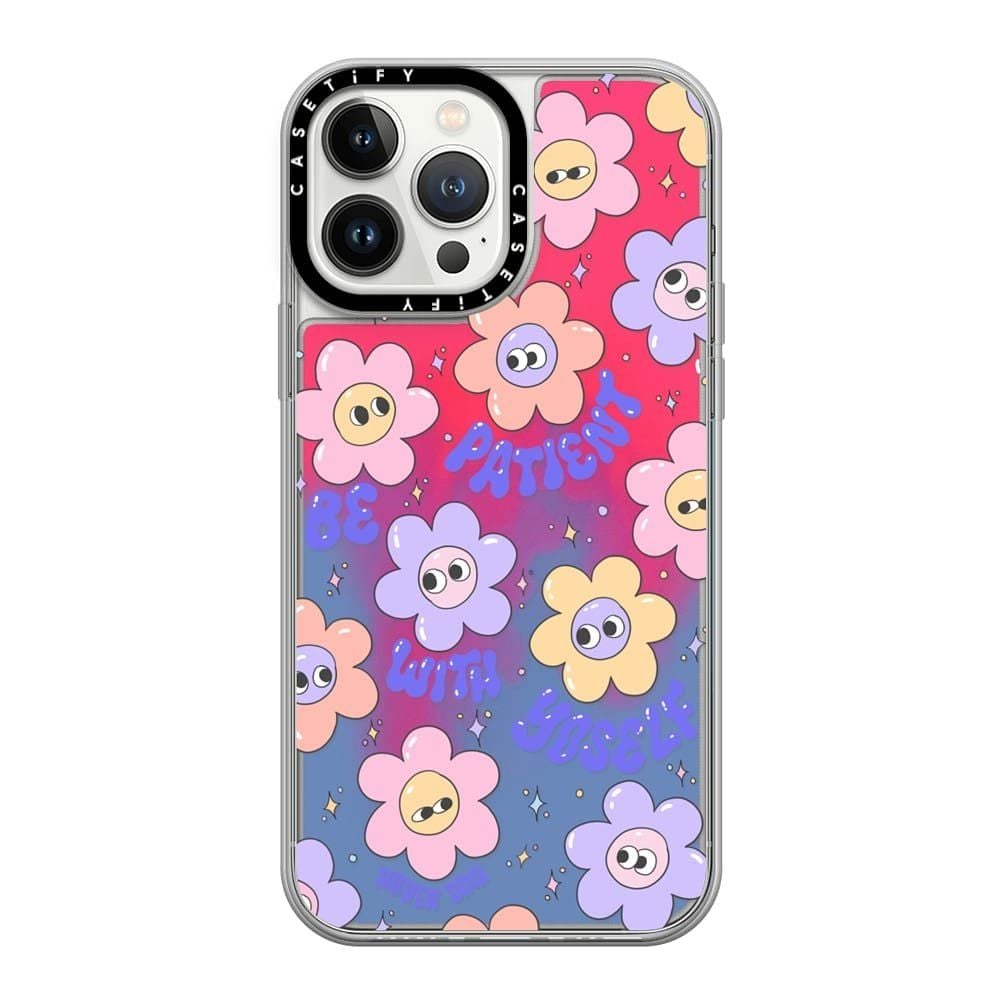  Be Patient with Yourself Floral | Mirror 