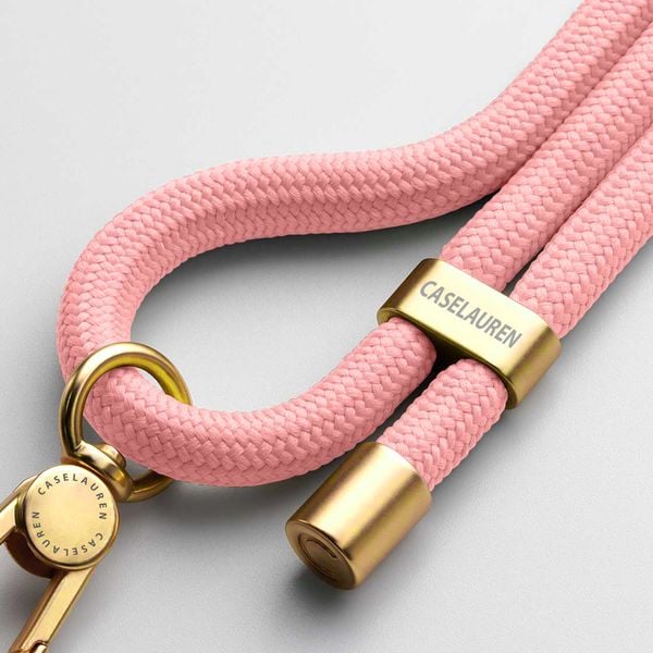  Rope Phone Strap with Card - Pink 