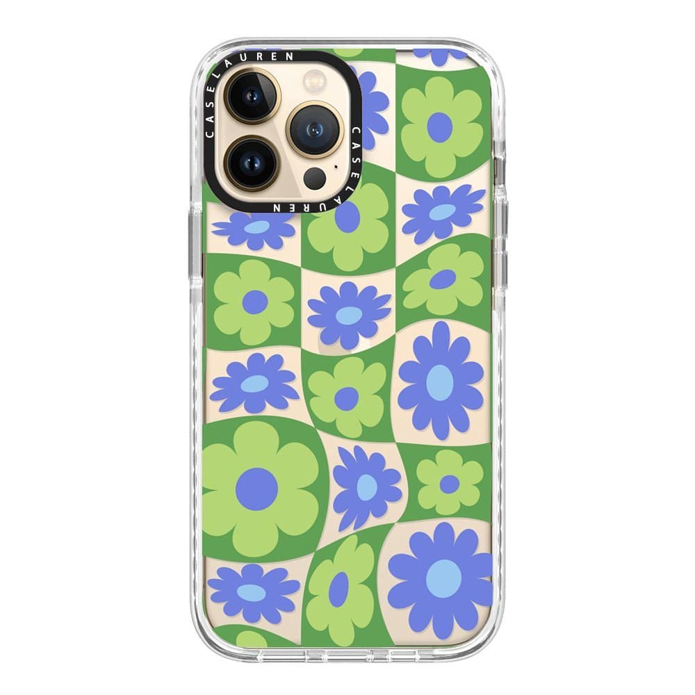  Warped Floral Checker | IMPACT CASE 