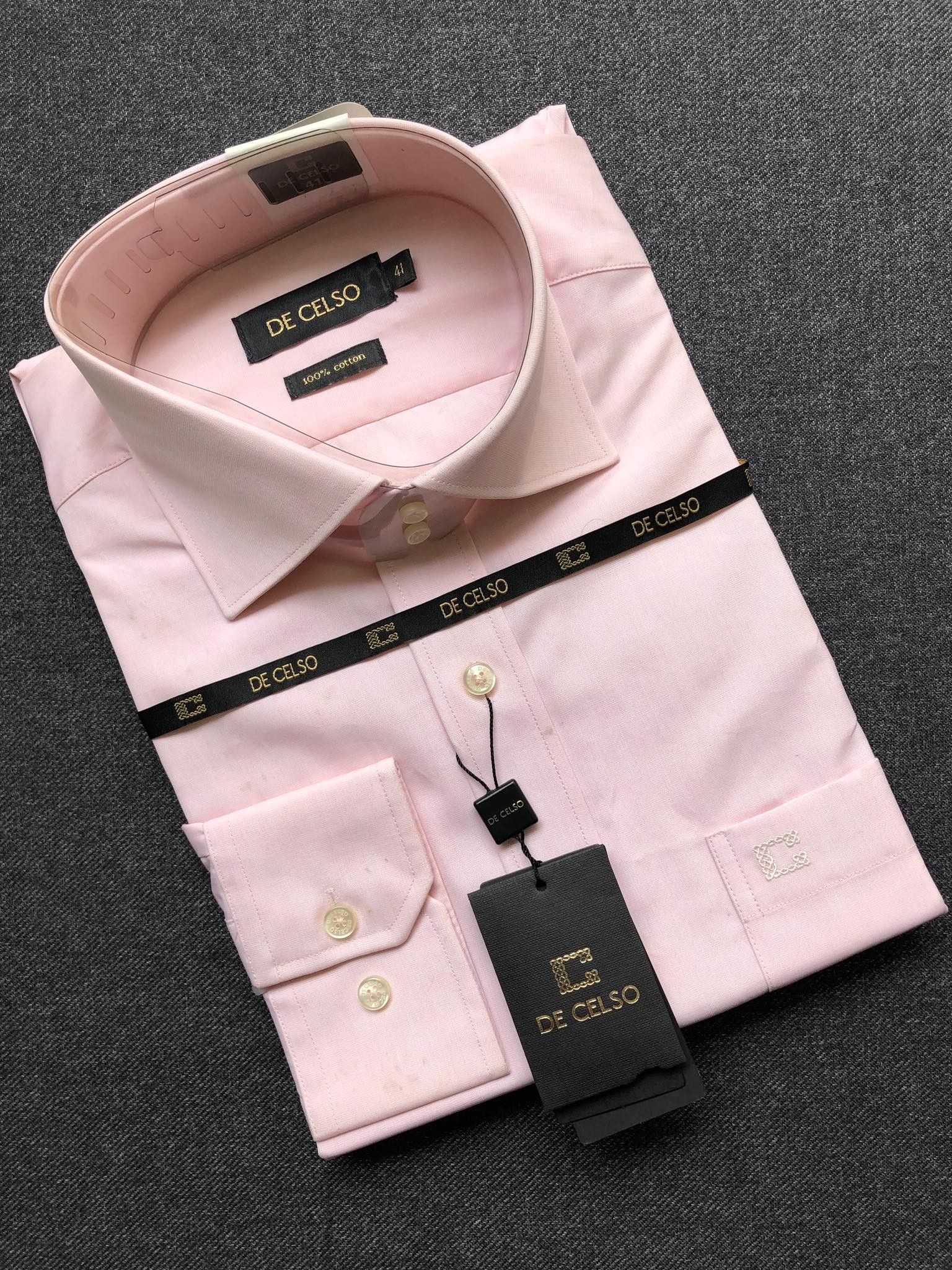 Áo sơ mi nữ Uniqlo Nhật vải cotton chống nhăn màu hồng trắng 10 Pink   UNI JAPAN