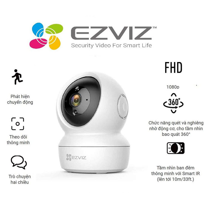 Camera quay quét 360 độ EZVIZ C6N 2MP