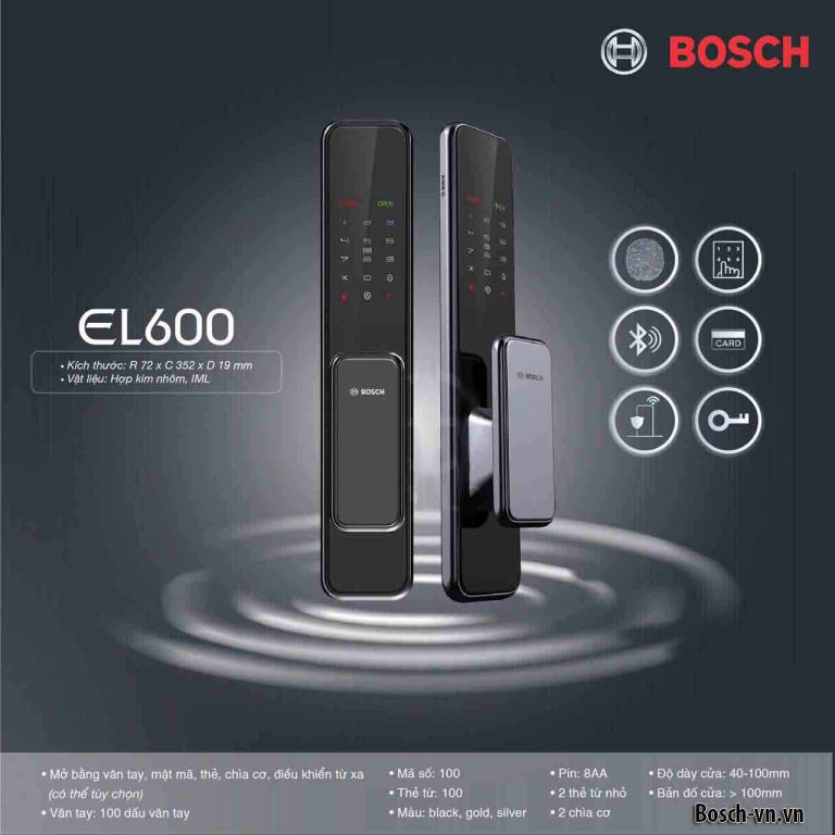 Khóa Vân Tay Bosch EL600