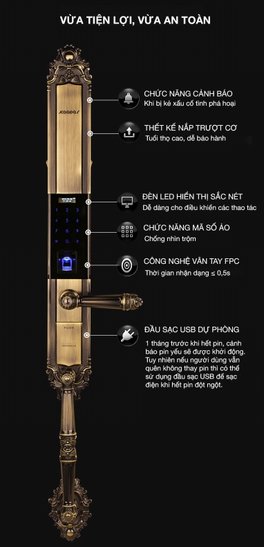 Khóa kaadas 6001