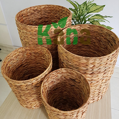 Water Hyacinth Basket (Sọt lục bình)