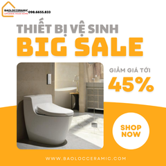 BỒN CẦU NGUYÊN KHỐI - SALE OFF 45%