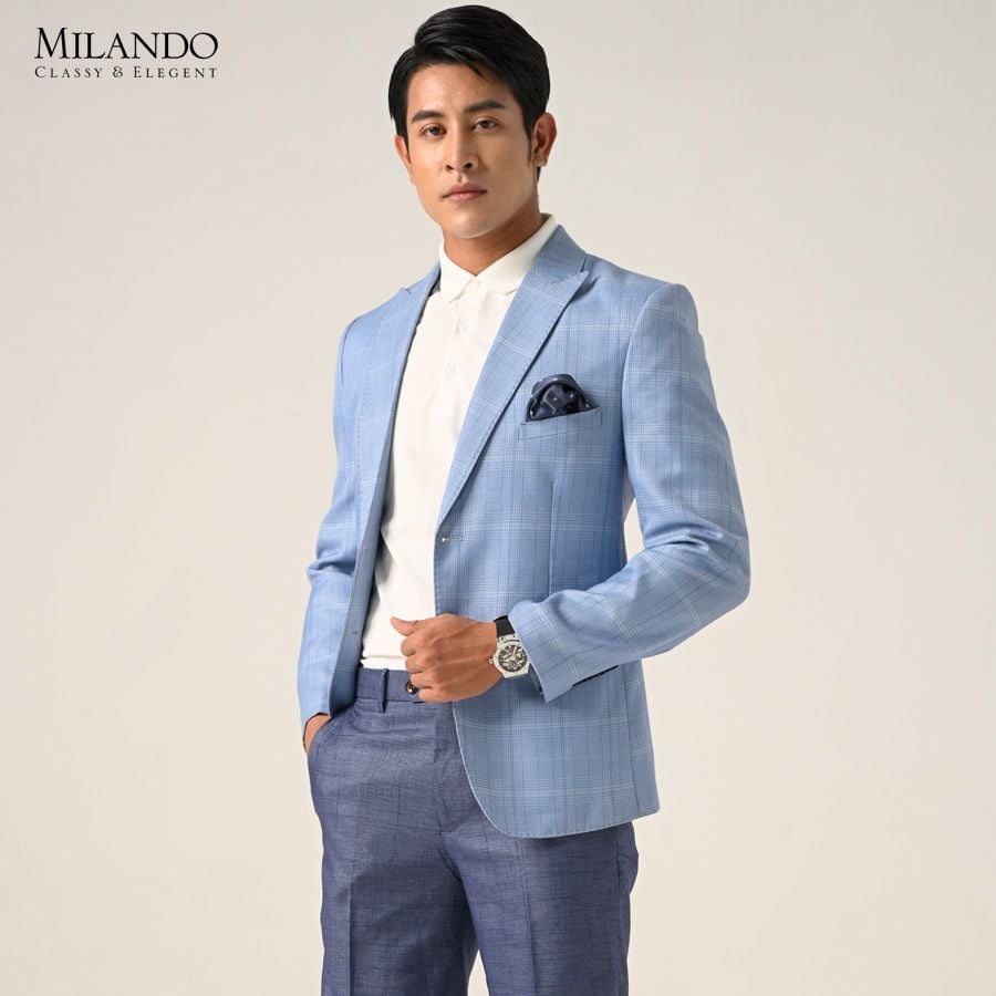 Áo vest nam kẻ caro Tezo 2112AVBC11  TEZO Thời trang thương hiệu Việt