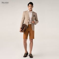 Áo Vest Nam Màu Kem Sữa Blazer