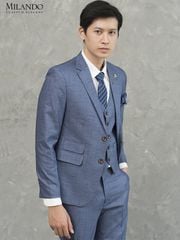 Áo Vest Nam Màu Xanh Nhạt