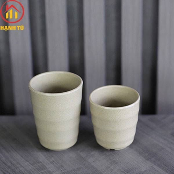 Cốc nhựa melamine 7516-1 màu nâu nhám