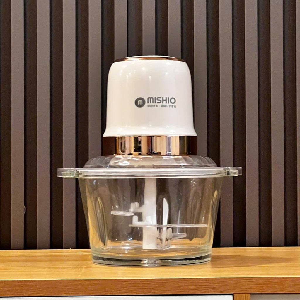 Máy Xay Thịt Đa Năng Mishio MK388 - Cối Thủy Tinh 2L, Xay Nhuyễn Mọi Loại Thực Phẩm, Đa Dụng, Tiện Lợi