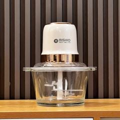 Máy Xay Thịt Đa Năng Mishio MK388 - Cối Thủy Tinh 2L, Xay Nhuyễn Mọi Loại Thực Phẩm, Đa Dụng, Tiện Lợi
