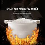  Nồi cơm điện lòng sứ dưỡng sinh 1.2L Mishio MK381 