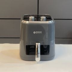 Nồi chiên không dầu 6L Mishio MK408 – Màu Xám Sang Trọng, Bảo Hành 24 Tháng