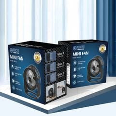 Quạt tích điện để bàn Kachi MK372 | Dung lượng pin 4000mAH