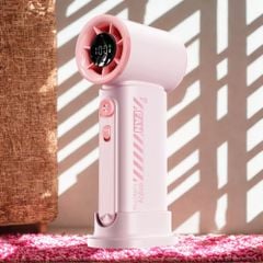 Quạt Phản Lực Cầm Tay Kachi MK406 – Pin 4000mAh, Gió Mạnh Gấp 1.5 Lần