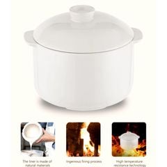 Nồi nấu cháo chưng yến 1 Lít Mishio MK383