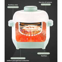 Nồi nấu cháo chưng yến 1 Lít Mishio MK383