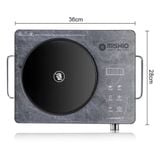  Bếp hồng ngoại Mishio MK417 mặt kính cường lực cao cấp 