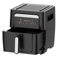 Nồi Chiên Không Dầu Kèm Vỉ Nướng 2-in-1 Mishio MK407: Nâng Tầm Món Ngon, Tiện Lợi Vượt Trội