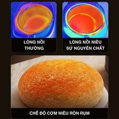 Nồi cơm điện lòng sứ dưỡng sinh Mishio MK365 chống dính tự nhiên trọn đời không bong tróc