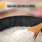  Nồi Cơm Điện Sứ Dưỡng Sinh Mishio MK365 lòng sứ nguyên chất 0.8L không chứa chất chống dính 
