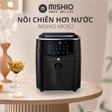  Nồi Chiên Không Dầu Hơi Nước 10L (7L) Mishio MK302 chiên nướng hấp kết hợp trong 1 