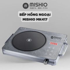 Bếp hồng ngoại Mishio MK417 mặt kính cường lực cao cấp