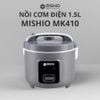 Nồi Cơm Điện 1.5L Mishio MK410 – Nấu Cơm Ngon Chuẩn Vị Với Lòng Nồi Dạng Niêu Bo Tròn