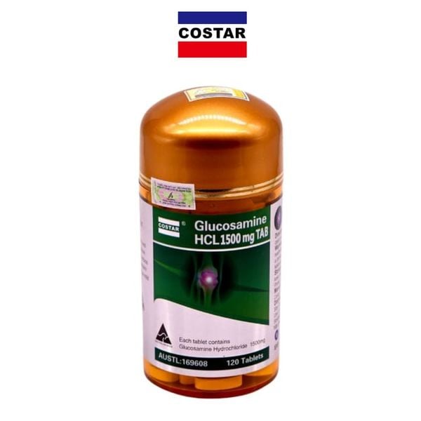  VIÊN UỐNG BỔ SUNG XƯƠNG KHỚP COSTAR GLUCOSAMINE HCL 1500MG TPCN 