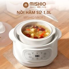Nồi nấu cháo chưng yến 1 Lít Mishio MK383
