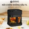 Nồi chiên không dầu thủy tinh Mishio MK373 - Dung tích 7 lít lòng nồi không bong tróc gỉ sét