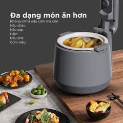 Nồi Cơm Điện Áp Suất Lòng Sứ Dưỡng Sinh Mishio MK396 dung tích 0.8L cho 1-2 người – Bí Quyết Cho Cơm Gạo Lứt