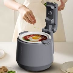 Nồi Cơm Điện Áp Suất Lòng Sứ Dưỡng Sinh Mishio MK396 dung tích 0.8L cho 1-2 người – Bí Quyết Cho Cơm Gạo Lứt