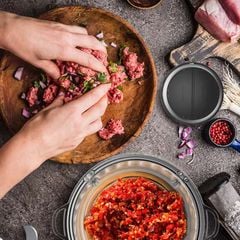 Máy Xay Thịt Đa Năng Mishio MK388 - Cối Thủy Tinh 2L, Xay Nhuyễn Mọi Loại Thực Phẩm, Đa Dụng, Tiện Lợi