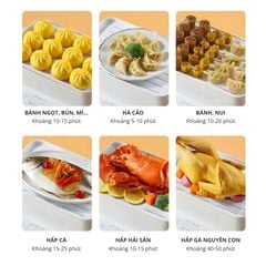 Nồi hấp hơi nước 3 tầng 24L Mishio MK384 800W