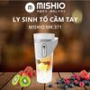  Máy xay sinh tố chạy pin 460ml Mishio MK371 cầm tay mang đi mọi nơi dễ dàng 