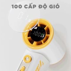 Quạt Phản Lực Cầm Tay Kachi MK406 – Pin 4000mAh, Gió Mạnh Gấp 1.5 Lần