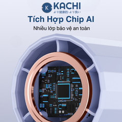 Quạt cầm tay mini Kachi MK400 pin khoẻ 100 cấp độ gió