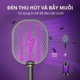  Đèn muỗi có chức năng vợt muỗi Kachi MK386 với đế sạc tích hợp 