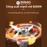  Máy Say Sinh Tố Công Suất Cao Mishio MK03 xay cả đá bi 