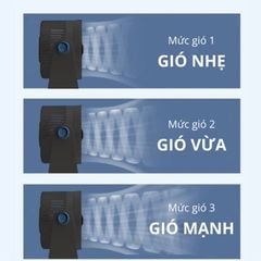 Quạt tích điện để bàn Kachi MK372 | Dung lượng pin 4000mAH