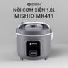 Nồi Cơm Điện 1.8L Mishio MK411 – Nồi Cơm Điện 1.8L Mishio – Dung Tích Lớn, Cơm Ngon Chuẩn Vị Cho Cả Gia Đình