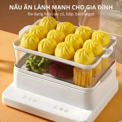 Nồi hấp hơi nước 3 tầng 24L Mishio MK384 800W