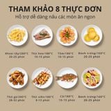  Nồi chiên không dầu thủy tinh 7 Lít Mishio MK373 không bong tróc chống dính, an toàn cho sức khỏe 