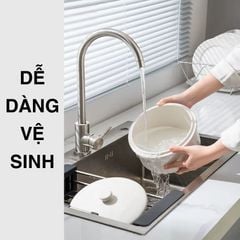 Nồi nấu chậm lòng sứ 3L Mishio MK397 kèm xửng hấp và 4 thố sứ tiện lợi không lo cháy khét hay bong tróc chống dính